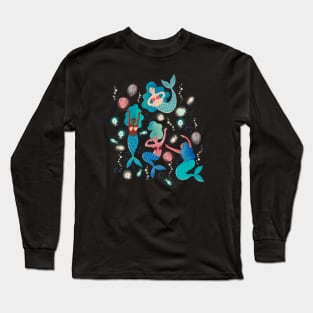 Mermaid Night Lights Long Sleeve T-Shirt